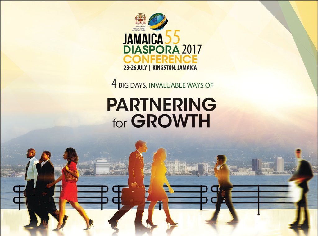 ConsulGeneralTO's tweet photo. Jamaica 55 Diaspora 2017 Conference July 23-26 in Kingston Jamaica. Partnering for Growth https://t.co/Ey07P6iBLY