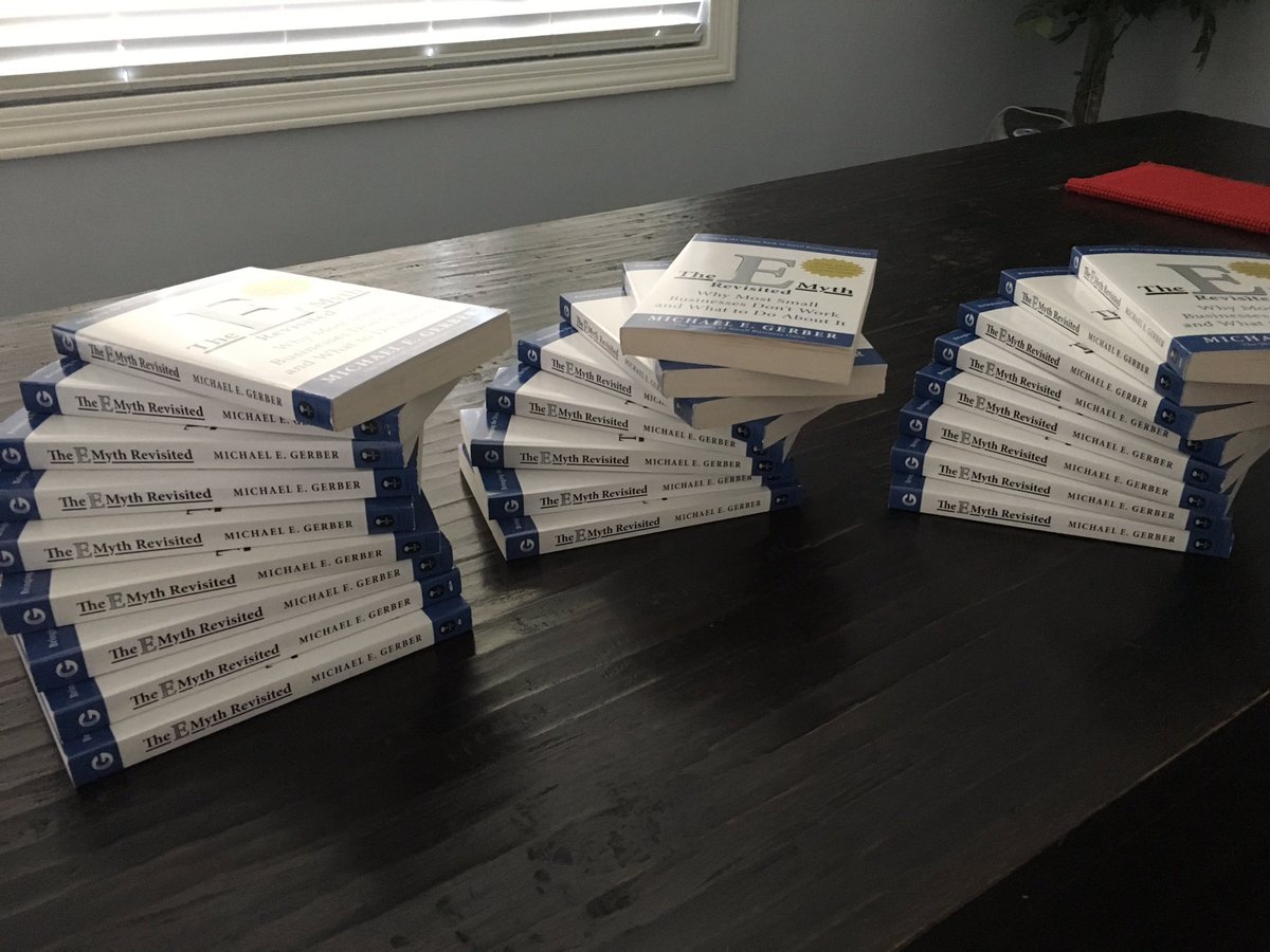 The E Myth Revisited is a book that should be read by every #businessowner. We're giving copies away to some lucky #localbusiness owners