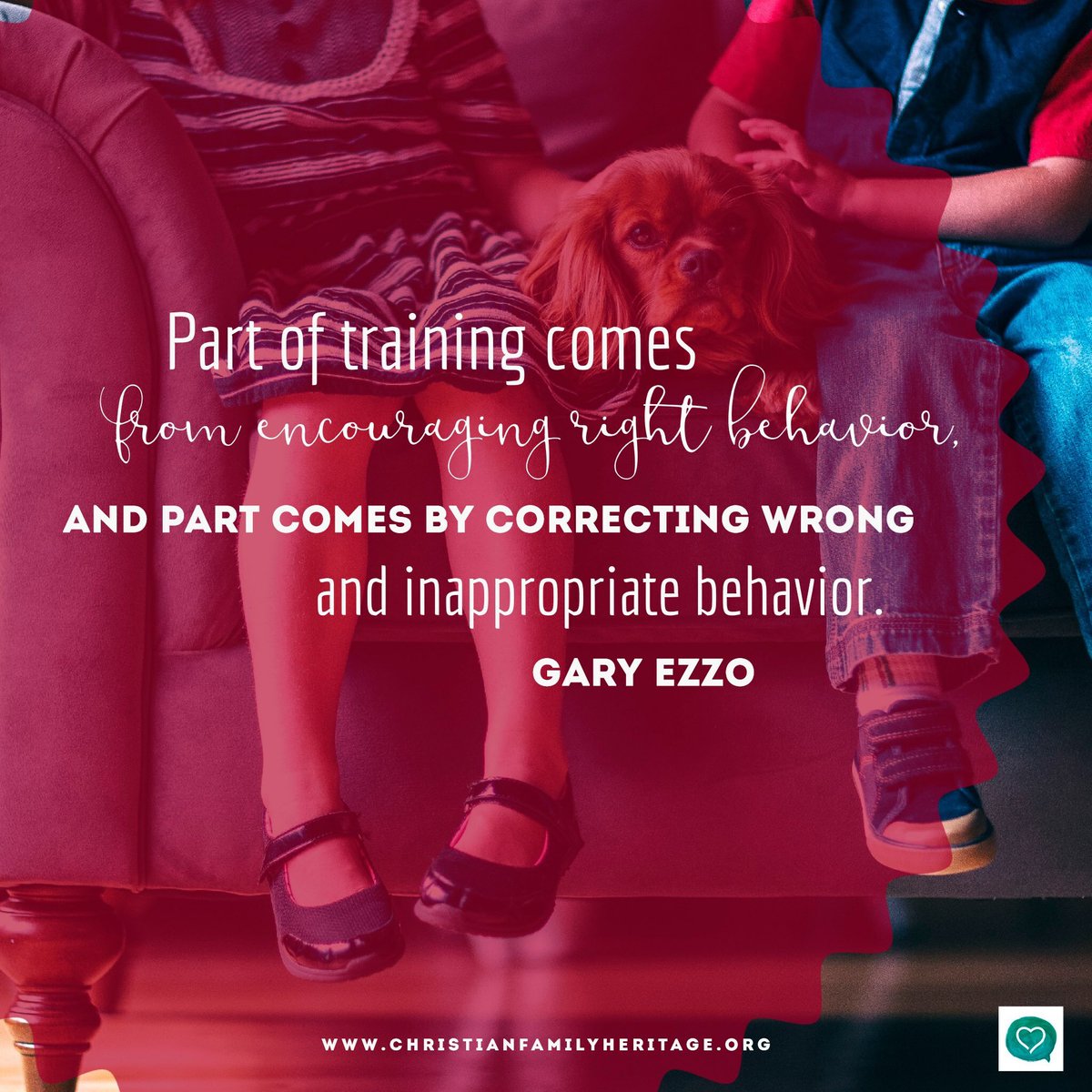 CFHNetwork's tweet image. Part of training comes from encouraging right behavior, and part comes by correcting wrong and inappropriate behavior.  ~ Gary Ezzo