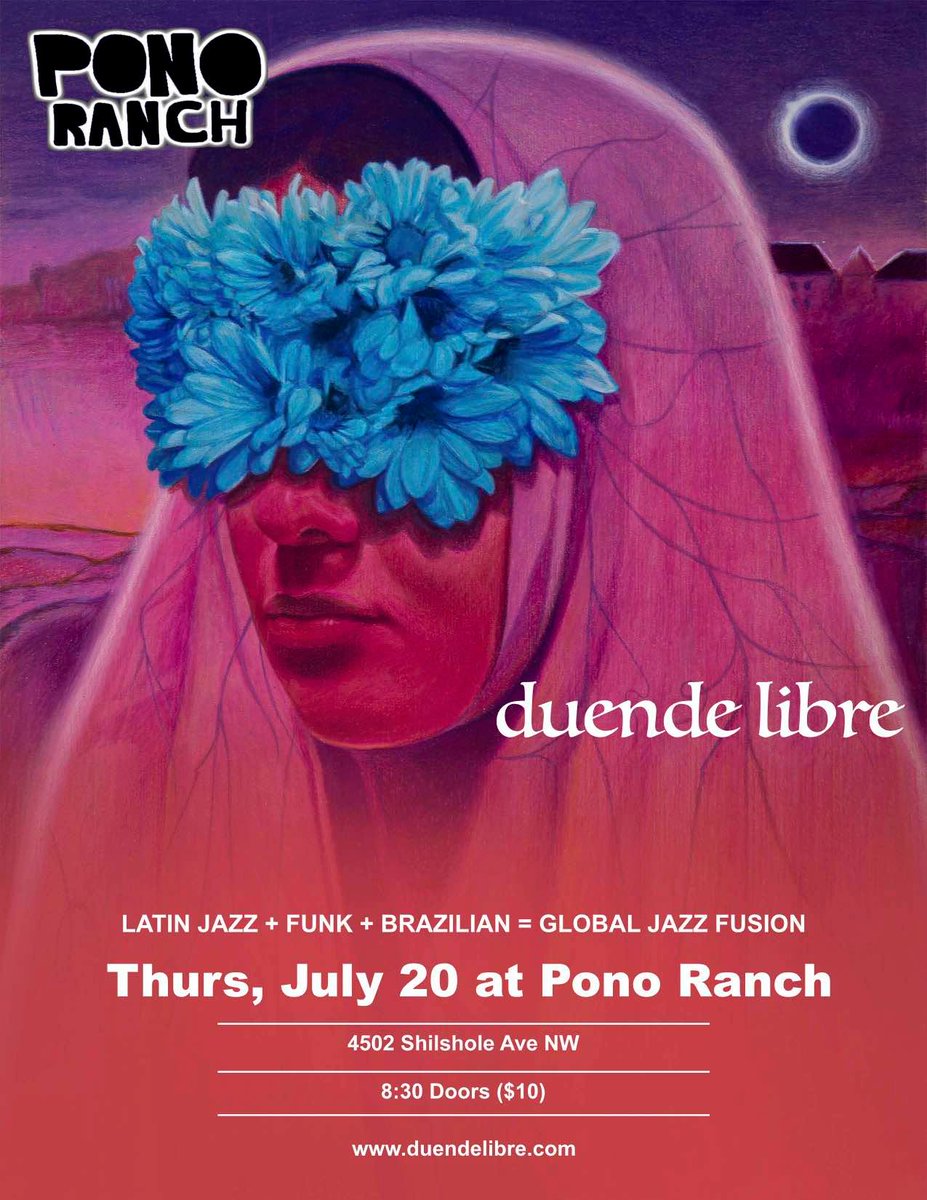 Tonight! Duende Libre will be playing at 9! Doors at 8pm $7
ow.ly/fttv30dEh3w