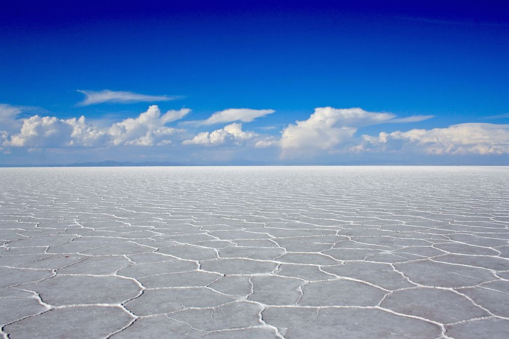 atlasandboots's tweet photo. A2: Salar de Uyuni in Bolivia was certainly unusual. Miles and miles of salt flats create an alien landscape perfect for photos. #LPchat https://t.co/HCWIoewvz3