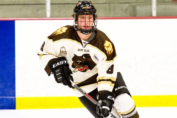 NAHLHockey's tweet photo. #NAHL Commitment Alert: @BrownBearsNAHL forward Evan Butcher to play NCAA Division III hockey for @stoutbluedevils https://t.co/pObfbjhkox https://t.co/MxhO3j1INv