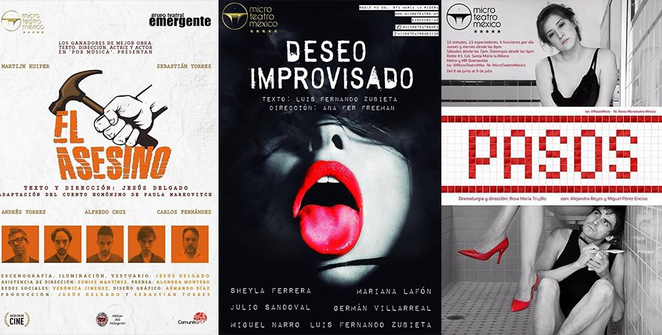 Comunik_Art's tweet photo. ¡Hoy inicia la recta final de @MicroTeatroMex, corran a ver @ElAsesinoMicro, @ImproDeseoMT y @PasosMicro! https://t.co/obudE4OkB3