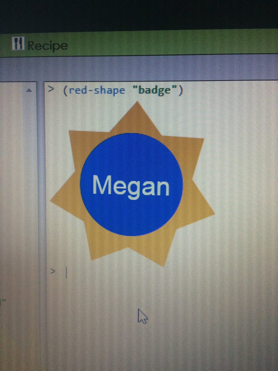 meglierman's tweet image. Coding shapes by using the overlay function today! @Bootstrapworld @cspdweek #BootstrapCS #cspdweek
