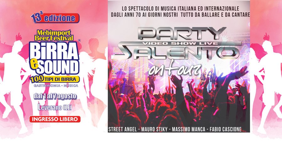 BirraeSound's tweet photo. #ProgrammaBeS 2/08 #PartySalento esplosivo video show live che dalla radio si sposta nelle piazze! #puglia #festival #eventi #birra #musica https://t.co/MHG9gyYPi7