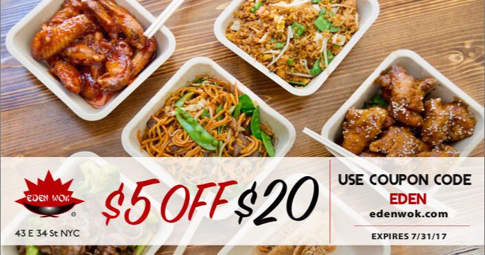 edenwoknyc's tweet image. July special!! $5 OFF $20 @edenwoknyc 🍜🍗#kosherfood #lunchnyc #yummy #deals