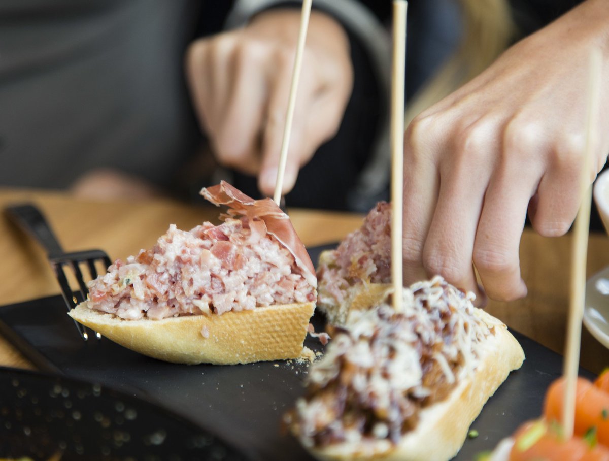 LizarranAmerica's tweet photo. We bring original dishes from the Spanish Basque country to a new home in Miami. Visit us today to try the world famous pintxo for yourself. https://t.co/Zw4PlhPXYD