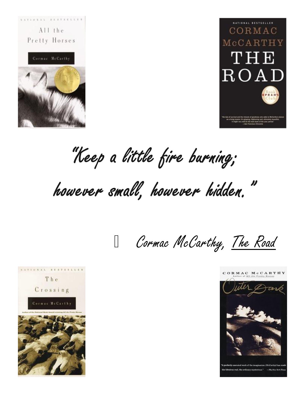 Happy birthday, Cormac McCarthy!
 