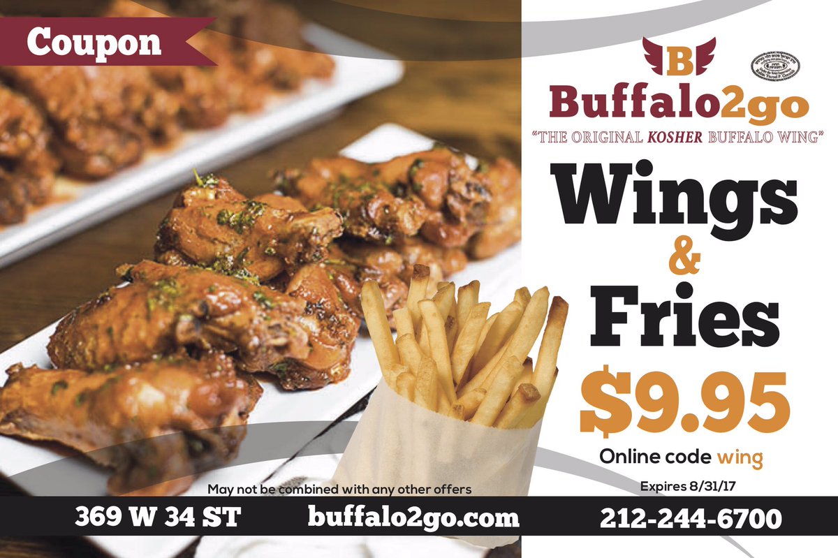 Pitopianyc's tweet photo. Summer Specials from Pitopia &amp; Buffalo2go!! 🥙🍗 #kosher #lunchnyc #DealoftheDay #Falafel #wings #nyc https://t.co/rbvM6BtESm