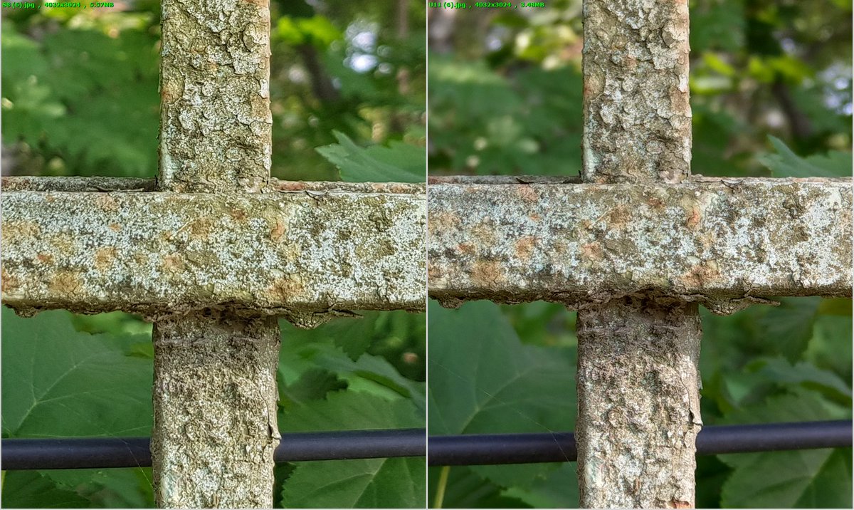 Типичный пример фото на S8 (слева) и HTC U11. Боке на U11 как у зеркалки - чистое и плавное. У S8 - резкое с артефактами, картинка плоская