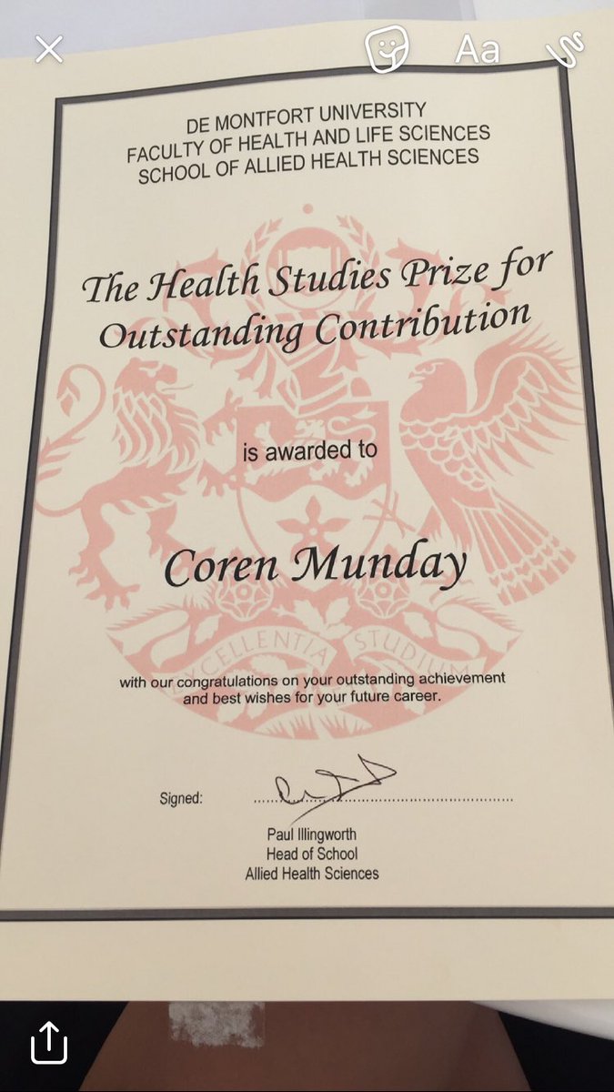 corenmunday's tweet photo. Thank you everyone at #DMUGrads for awarding me outstanding contribution and the kind words of the vice chancellors which made me speechless https://t.co/8VKNHrnyTX