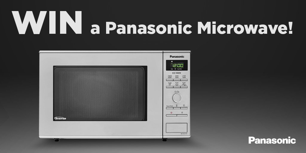 ao's tweet photo. We're giving away a Panasonic Microwave to help you prepare your favourite snacks! RT &amp; Follow for your chance to #WIN! #FreebieFriday 🍿🍕☕️ https://t.co/Ek0FuHz3Yz