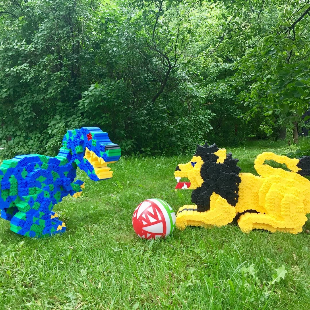klocki_edu_pl's tweet photo. #KlockiKonsrukcyjne #Morphun do zabawy w ogrodzie ? T-Rex oraz Lew to nasz największy zestaw - Ponad 2374 elementy https://t.co/fXVAQIx831 https://t.co/ZeNwzm3eBW