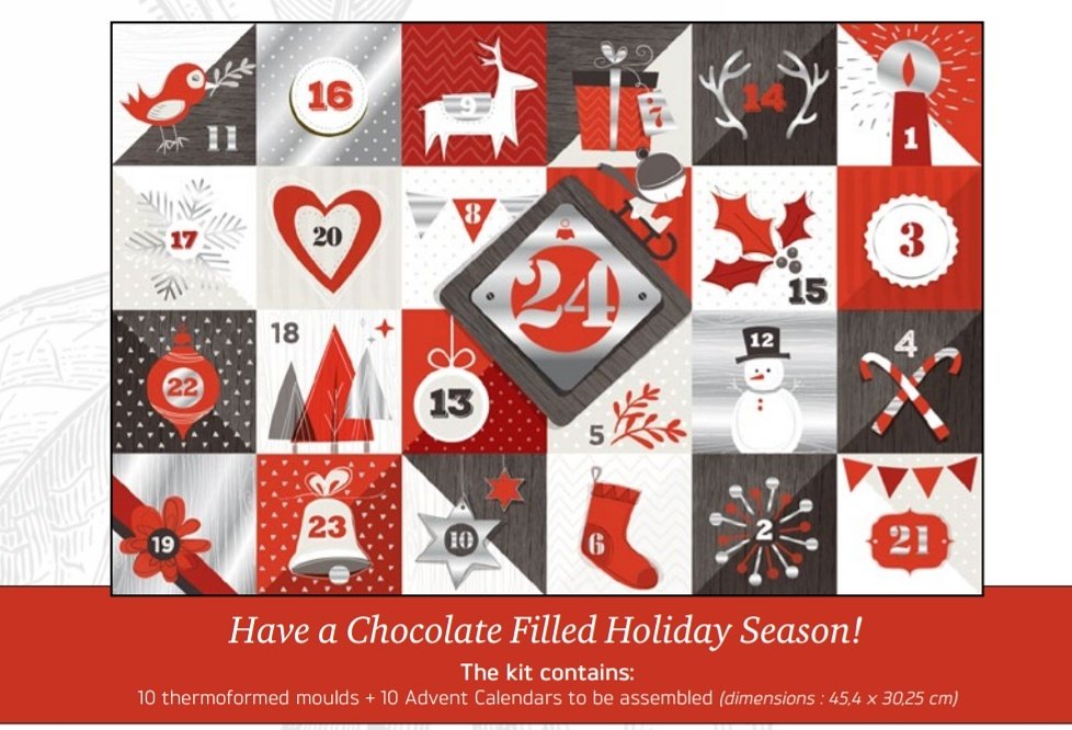 CHOCOLATEMARK's tweet photo. In the Chocolate Business its time to think Xmas now. Chocolate Advent Calenders need printing now.Special orders need placing now.#ChocLife https://t.co/9ofZ8h2O4b