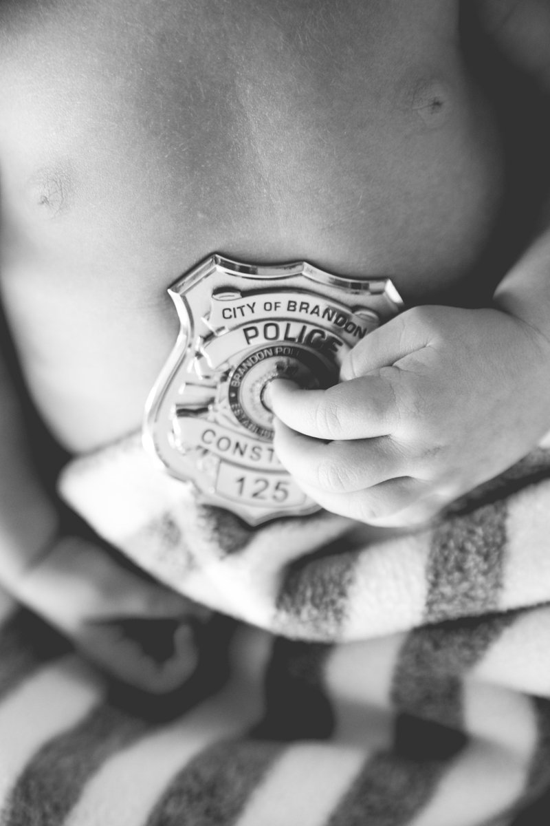 bdnpa's tweet photo. Cst. Hamm got an incredible gift with the birth of his son on his birthday. Police are #morethanabadge https://t.co/y9v61fMk2g