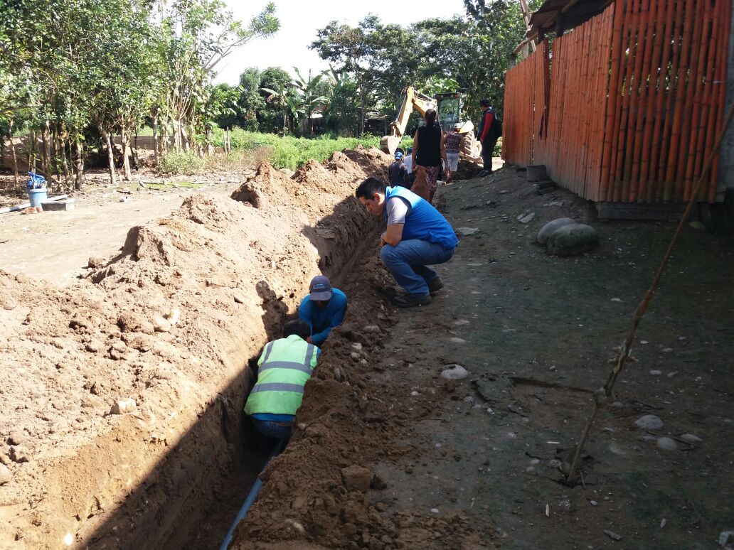 municipiopasaje's tweet photo. Instalación #RedAguaPotable #ProyectoForeccsa #ElCangrejo @municipiopasaje @AGUAPASEP @Ambiente_Ec @RadioJubonesEP @canalorovision @radioRVO https://t.co/riBjzN0Aws