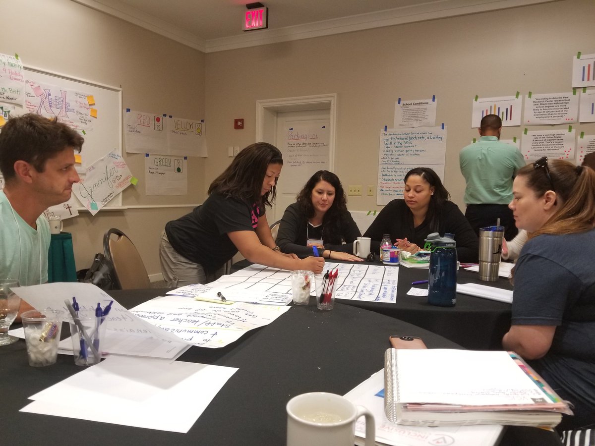 michele_vinnie's tweet photo. Working with VCIC helping Varina High school teachers come up with an action plan. #HEEI VCIC https://t.co/G2pRgqkDDr