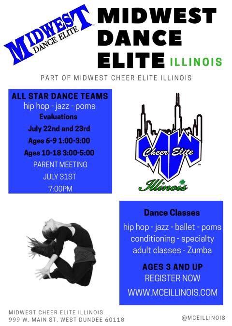 MCE_Illinois's tweet photo. Dance team evaluations this weekend!!! #poms #hiphop #jazz #mdeillinois #mcetakeover #mceil
Be one of the ELITE!!! Join our MDE Family!!! https://t.co/fUNmTcOiNg