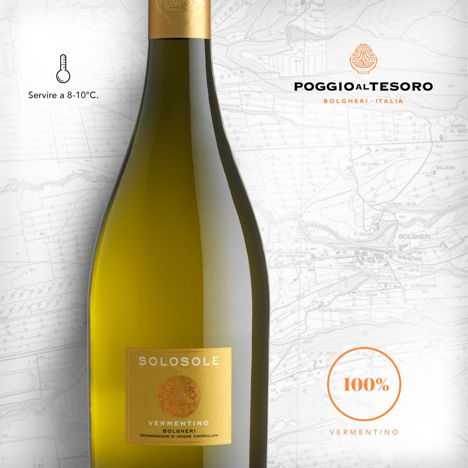 Vermentino, dal profumo intenso e dal sapore fresco e delicato.
Per i vostri aperitivi e le vostre cene di pesce
#poggioaltesoro #vermentino