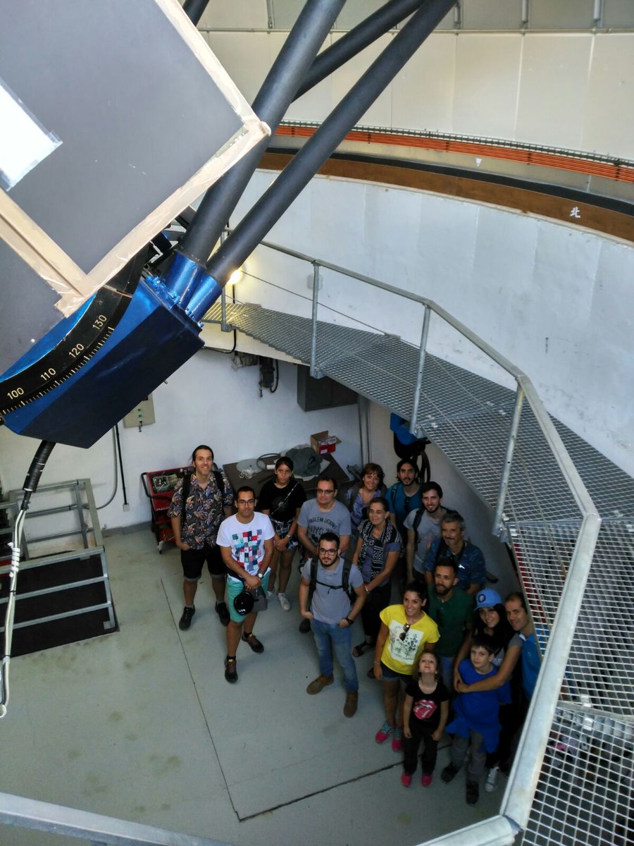 Azimuth_Spain's tweet photo. #Astroturista 
Imágenes de la visita del pasado 15 de julio al #observatorio de #SierraNevada y al #radiotelescopio de 30 metros del #IRAM 🔭 https://t.co/zusv7HJ9wW