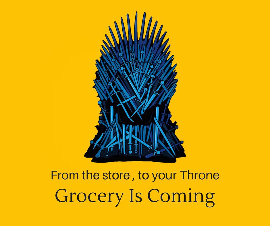 KartOnApp's tweet photo. Get your grocery from the comfort of your throne 
Android: https://t.co/Hdz2I2J9vb
IOS: https://t.co/ptMNpmG3PY https://t.co/V3edw4drrO