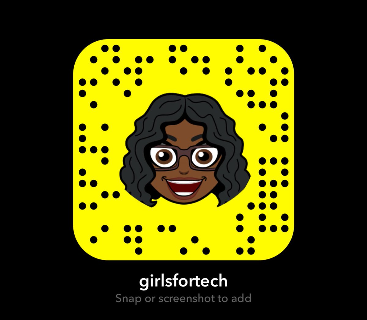 girlzfortech's tweet photo. We have a Snapchat!! Add us to see what we are up to!! https://t.co/dO4p460ZOg
