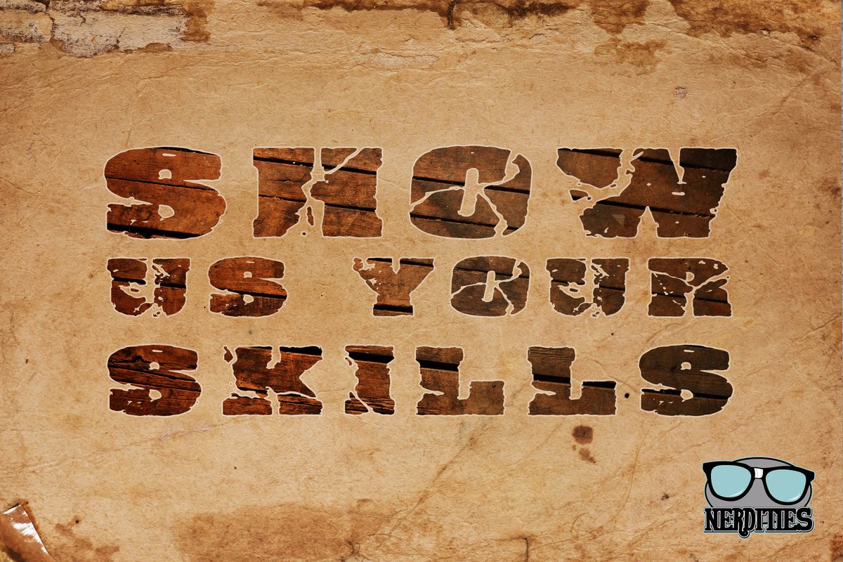 Come show us your skills in our new post over at nerdities.net