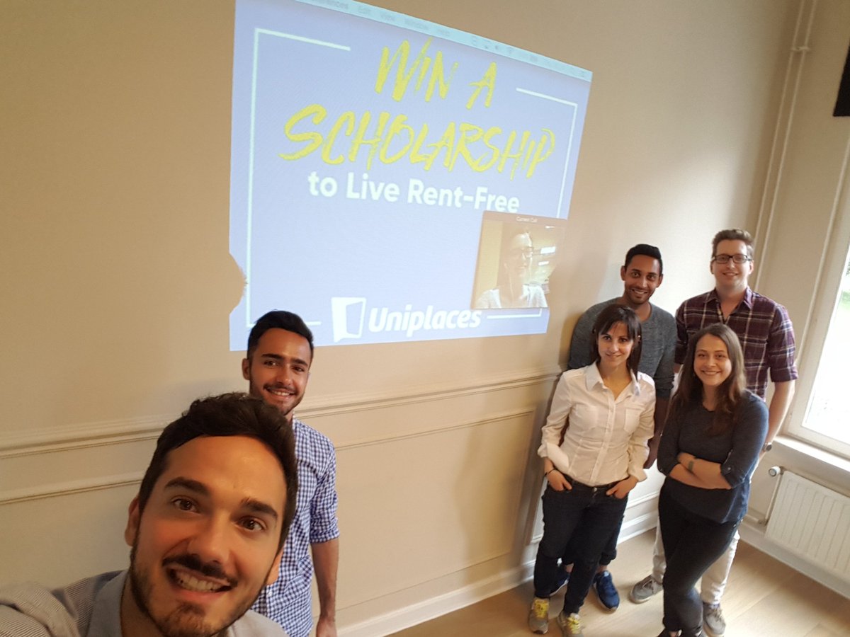 DominMontagnese's tweet photo. Today we are selecting the 10 lucky winners of the @Uniplaces #scholarship. Stay tuned!
#students #ErasmusPlus #Tips #Erasmustips #Jury https://t.co/vDTl2IO1QV