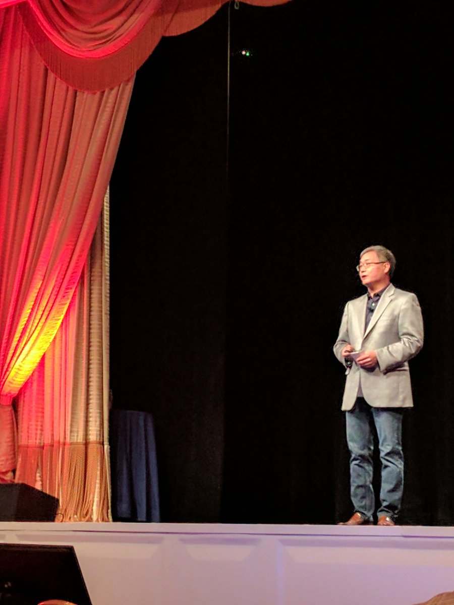 MorganAshley815's tweet photo. CEO of SYNNEX Kevin Murai giving us an update on @SYNNEX #newageelectronics #liveitincontrol https://t.co/88D5RKdYrk