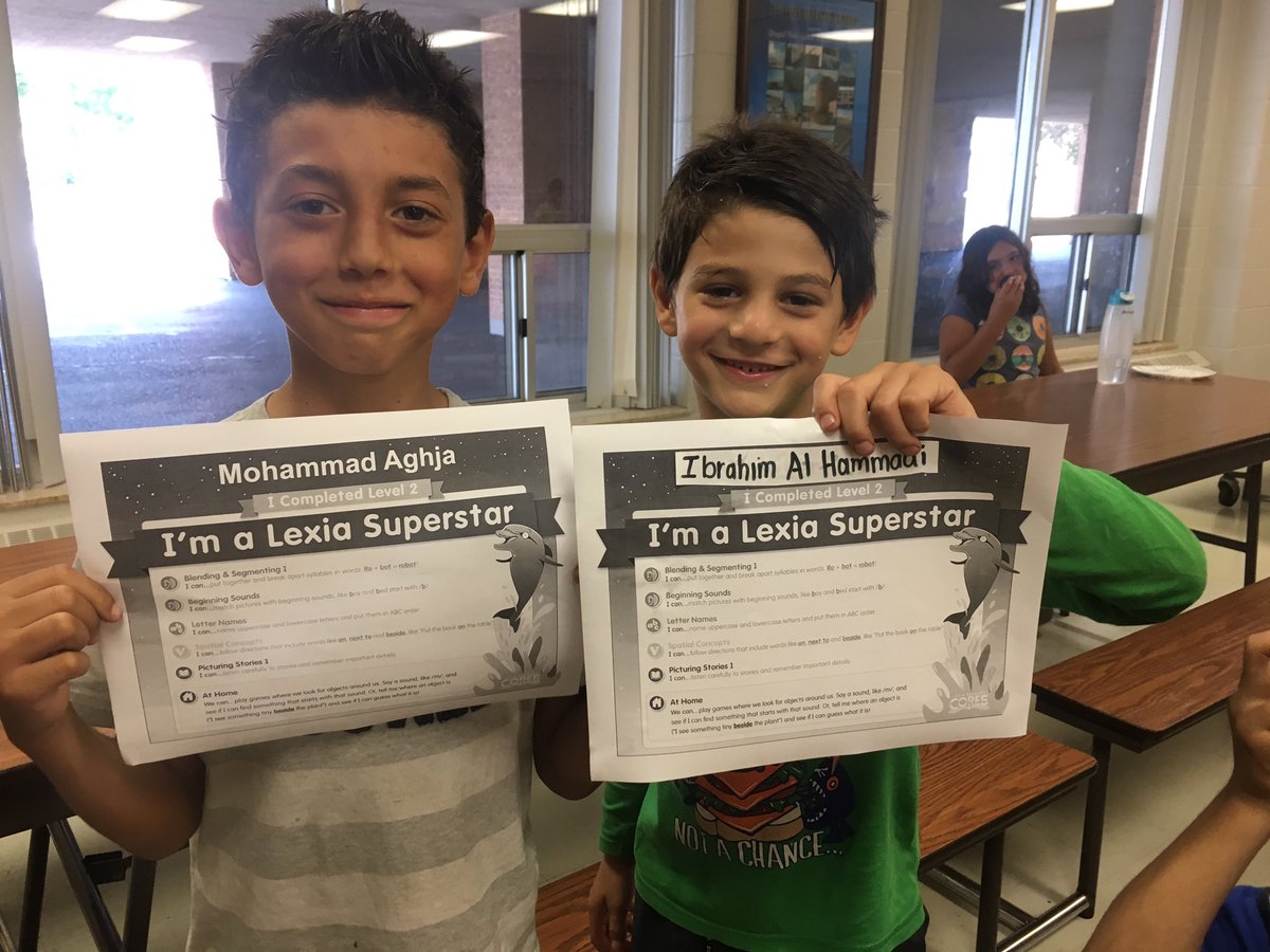 campwonderrocks's tweet photo. Congratulations to Mohammad &amp; Ibrahim for being #lexiacore5 #superstars @LexiaLearning #2017slpgecdsb https://t.co/D4MzHbsVrF