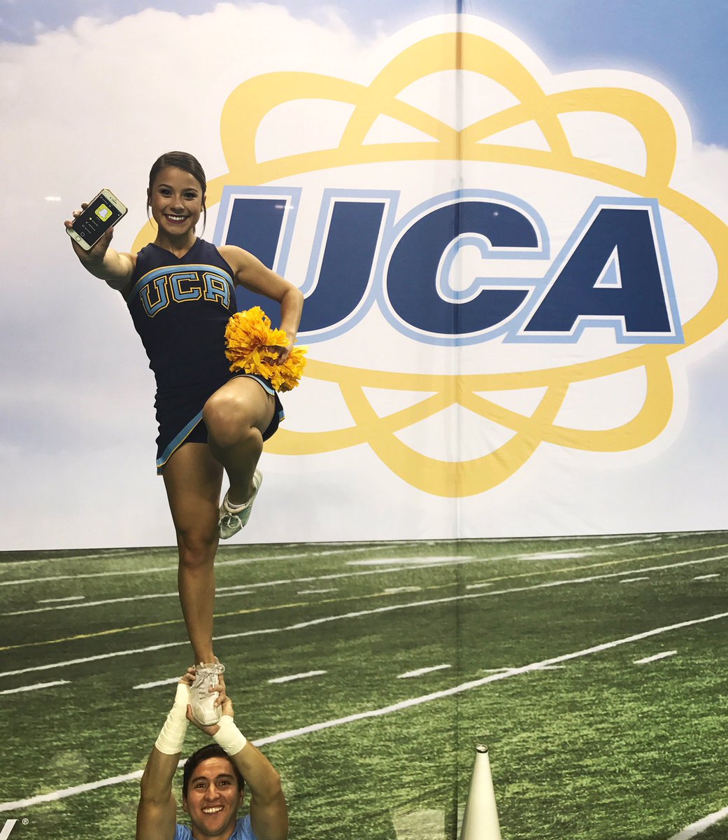 It's Demo Day at ETSU! Follow us on Snapchat to see why there is #SoMuchToLove about College Spirit Camp with @UCAmia today! (👻: ucaupdates)