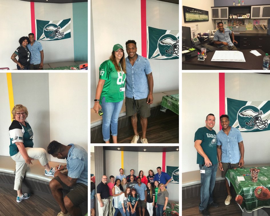 KristenRecruit1's tweet photo. Thank you @Rodney_McLeod4 for coming to @PRAHSciences!  It was a great event enjoyed by all! #FlyEaglesFly #ThursdayThoughts #culture https://t.co/6T2s5bPjPu