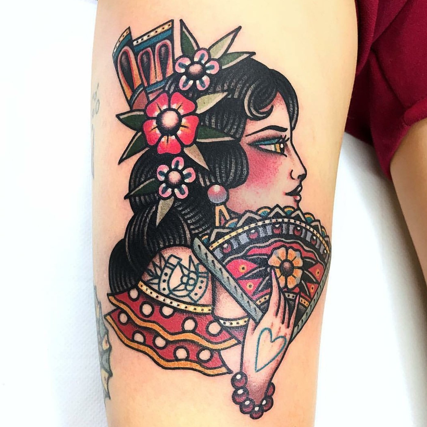 Seven Doors Tattoo On Twitter Beautiful Lady Done By
