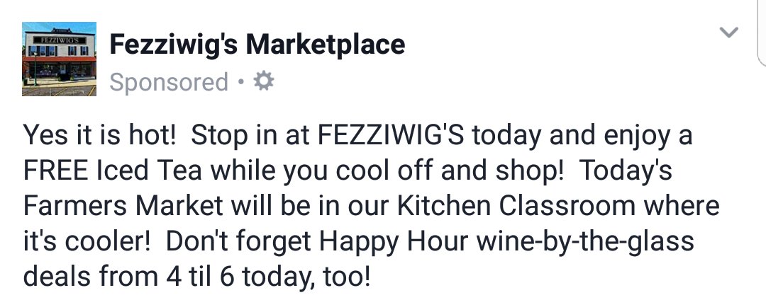 _thetinyacre_'s tweet photo. Come visit at Fezziwigs this evening! Tonight we will be INSIDE due to the EXTREME heat! Fezziwigs Marketplace will have some cool drinks! https://t.co/to6qUKQA81