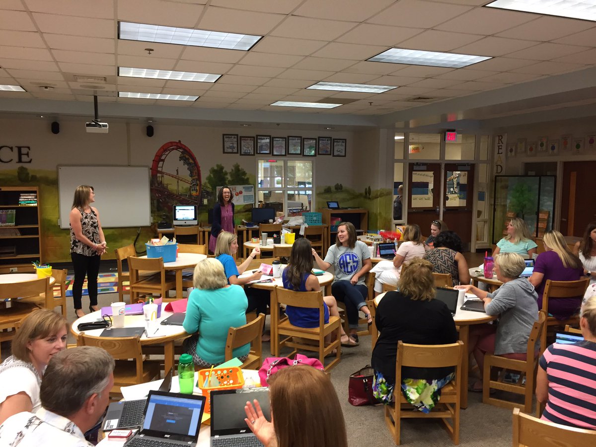BriarwoodES's tweet photo. @MrsSmothers1 & @JresRockets, Mrs. Blankenship leading a fantastic PD on student engagement @BriarwoodES . #teachersareleaders #WCPSleads https://t.co/1eKwlhBtXZ