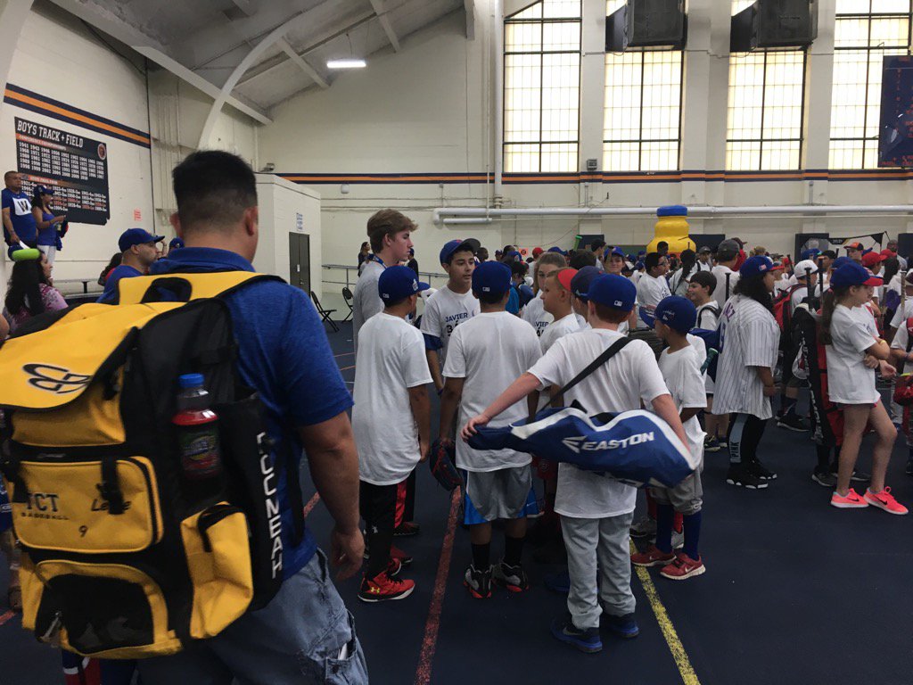 Team 33 <a href="/javy23baez/">Javier Báez</a> <a href="/ProCamps/">ProCamps</a> planning their wiffle ball strategy. #CloserToPro <a href="/CitiPrivatePass/">Citi® Private Pass®</a>