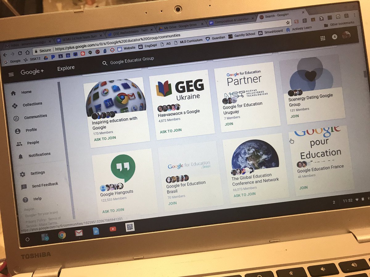 ReadRunLove's tweet photo. Realizing how easy it will be to connect with educators globally through #GooglePlus #GoogleCommunities and #GEGs ...ππΌ #EdTechTeam https://t.co/RyLWUt3Z4c