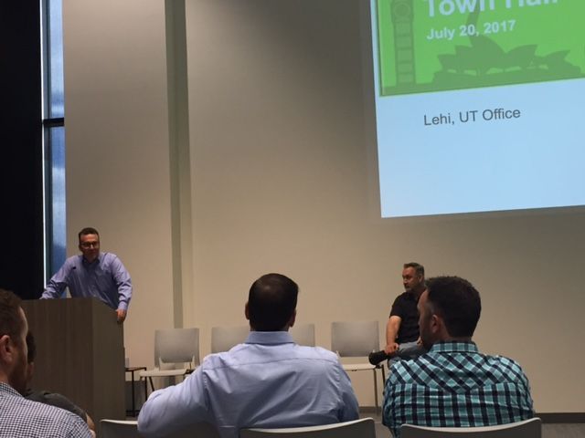MaritzCX's tweet photo. Today's Town Hall, Mike Sinoway, Troy Monney inspire employees! Exciting things continue to happen @MaritzCX https://t.co/WyoIeCsixP