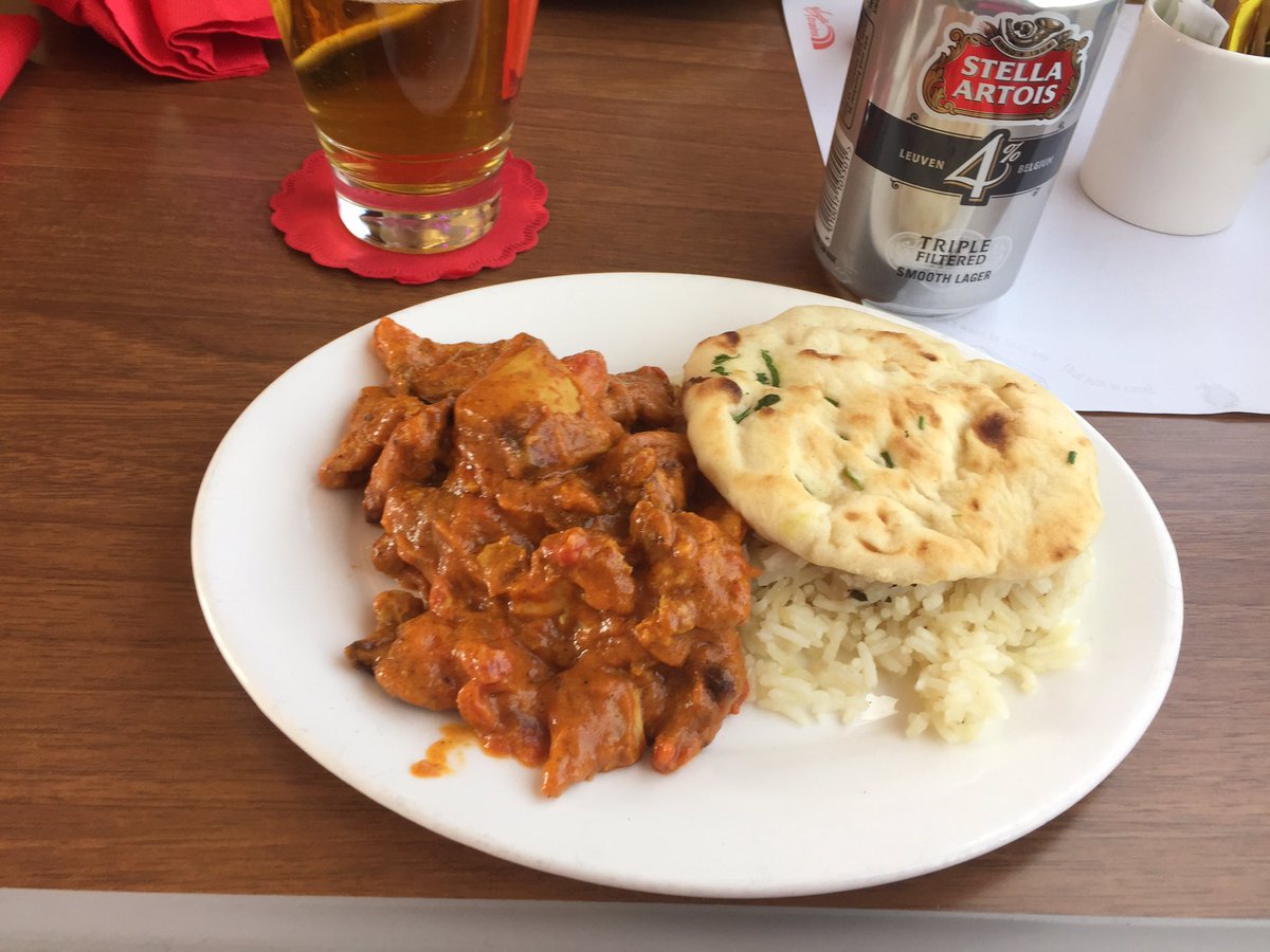 Danny_Leaf's tweet photo. This is what I call fast food.. chicken curry at 125mph!! Thanks @Virgin_TrainsEC great service!! https://t.co/pW0chmrmgr