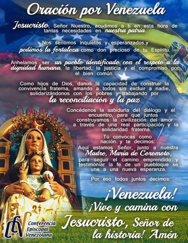 rezaelrosario's tweet photo. Oración por Venezuela https://t.co/5GkcG4t8Oq