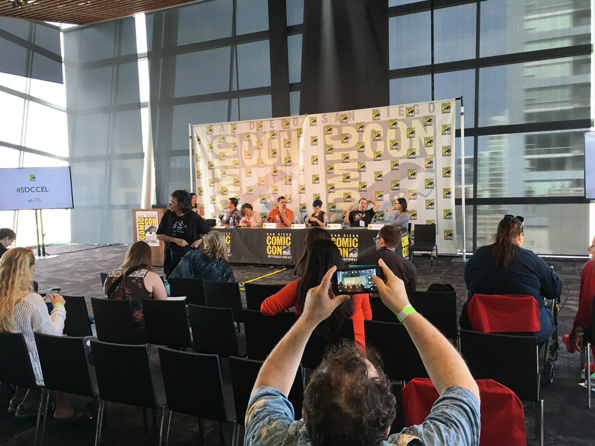 stevec50's tweet image. #SDCCEL First panel of the day.