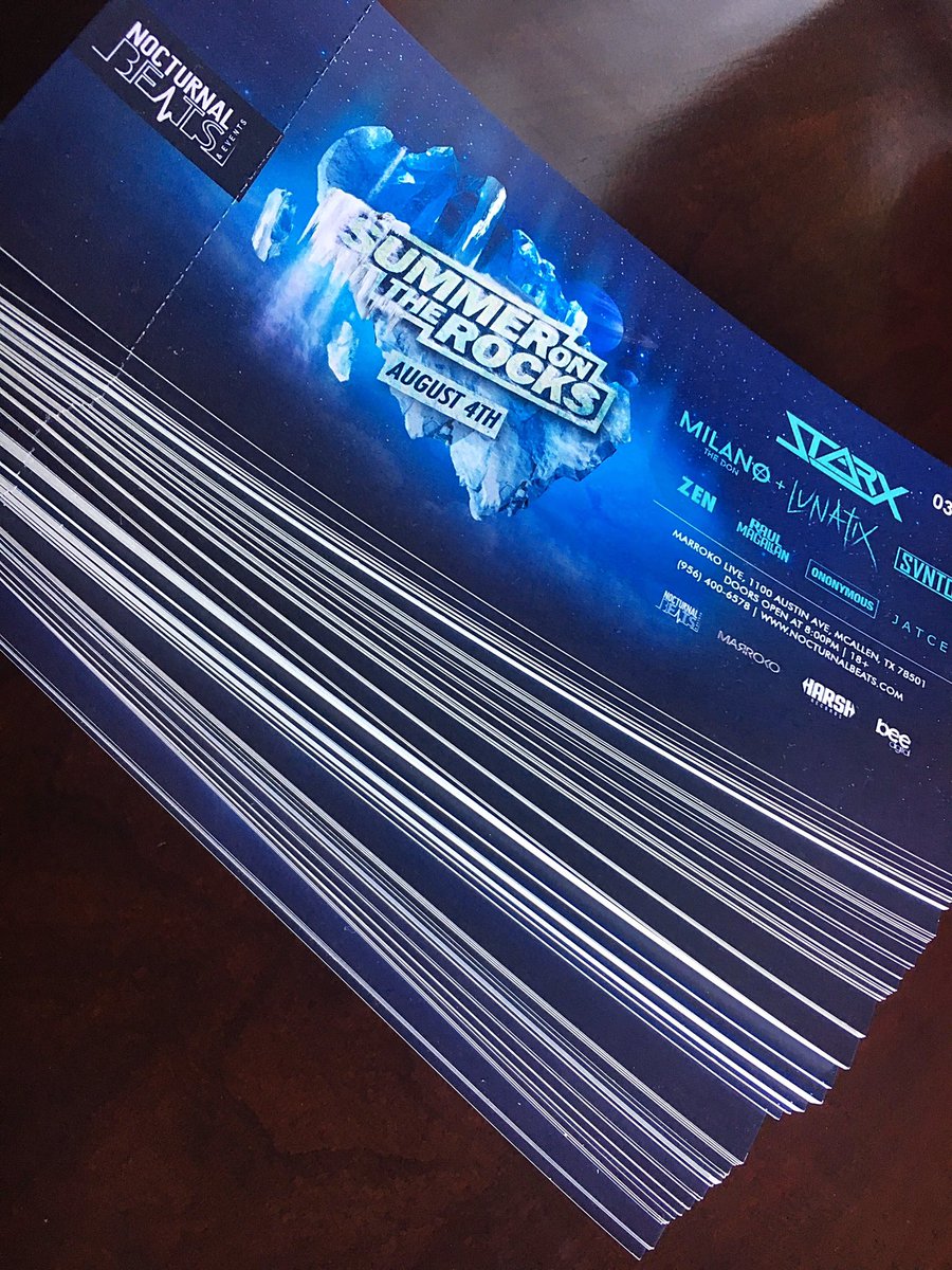 nocturnal_beats's tweet image. Want to win a FREE pair of tickets to Summer on the Rocks?? Enter our GIVEAWAY!
1. Like &amp;amp; RT this picture
2. Tag a friend
Ends at 7 PM 🌙
