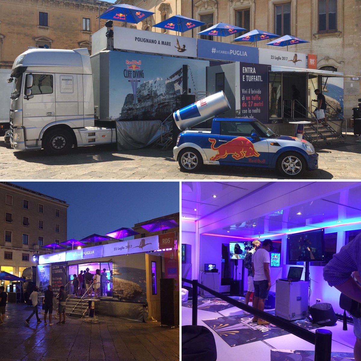 After the Cliff Diving VR Tour, the mobile experience is ready for #RedBull #Cliff #Diving in Polignano a Mare this weekend! #weareinpuglia