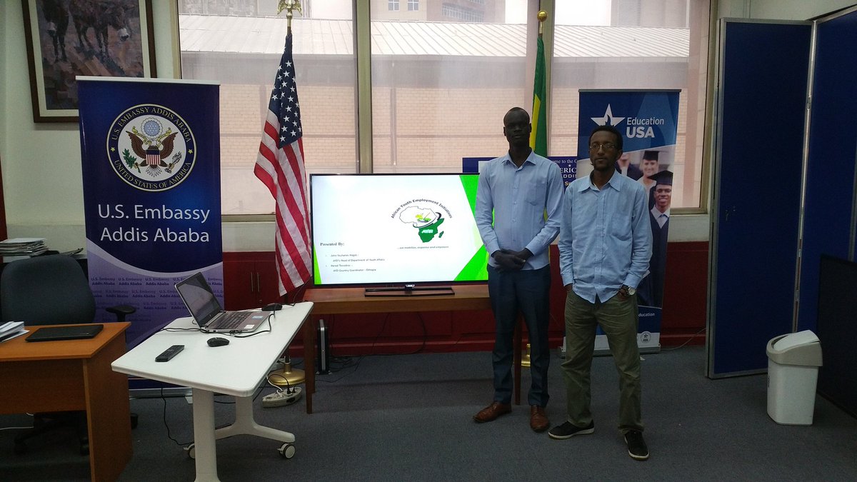 YouhanesMagok's tweet photo. AYEI's engagement in Ethiopia. Join us, Friday 5:30 - 06:30 PM at American Center. We r creating young entrepreneurs. @USEmbassyAddis https://t.co/ASR2DbILj2