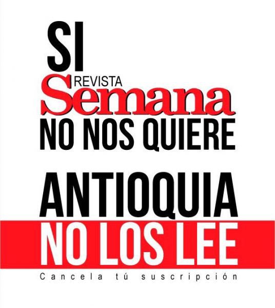 Tolaymaruja's tweet photo. Oites Tola, esta campaña no me gusta ni cinco...Así empezó el Cartel de Medellín con El Espectador y lo que siguió fue muy horrible. https://t.co/sD3h2cFbb9