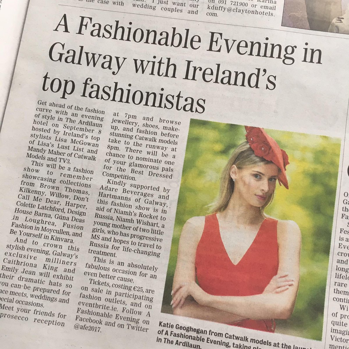 Fusion Fashion On Twitter Afe2017 Ktgeoghegan Galwayad