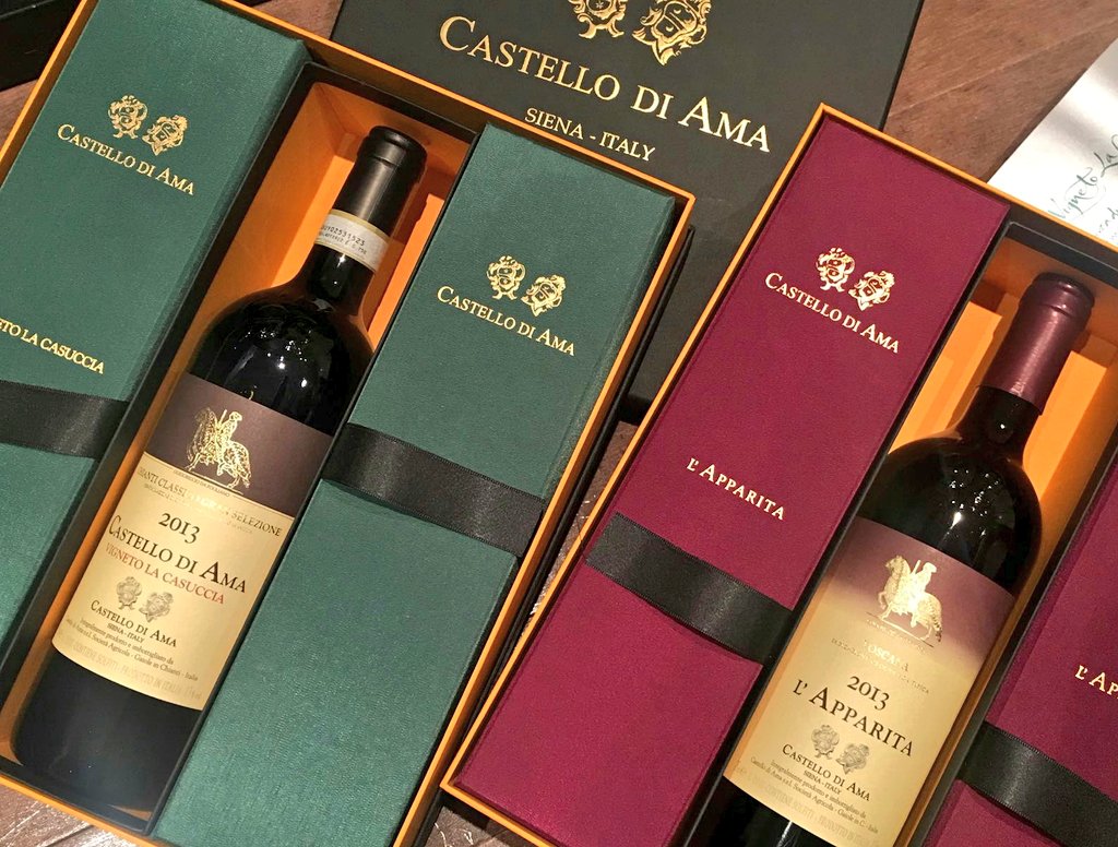 MTLWINEGUY's tweet photo. @CastellodiAma does wine right!! Outstanding wines paired with elegant packaging #privateimport @MorenoEnoteca @RushTee59 Cellars #boss https://t.co/rqXV0Tj2if