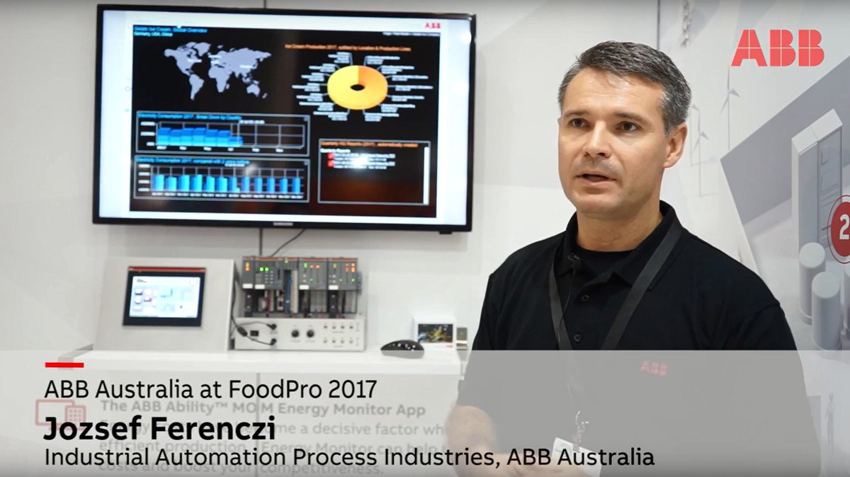 RonaRichter's tweet photo. #ABB_Ability Manufacturing Operations Management for full visibility into manufact. processes at #Foodpro2017 https://t.co/rdrB7P7gsh https://t.co/VOfPyRLby2