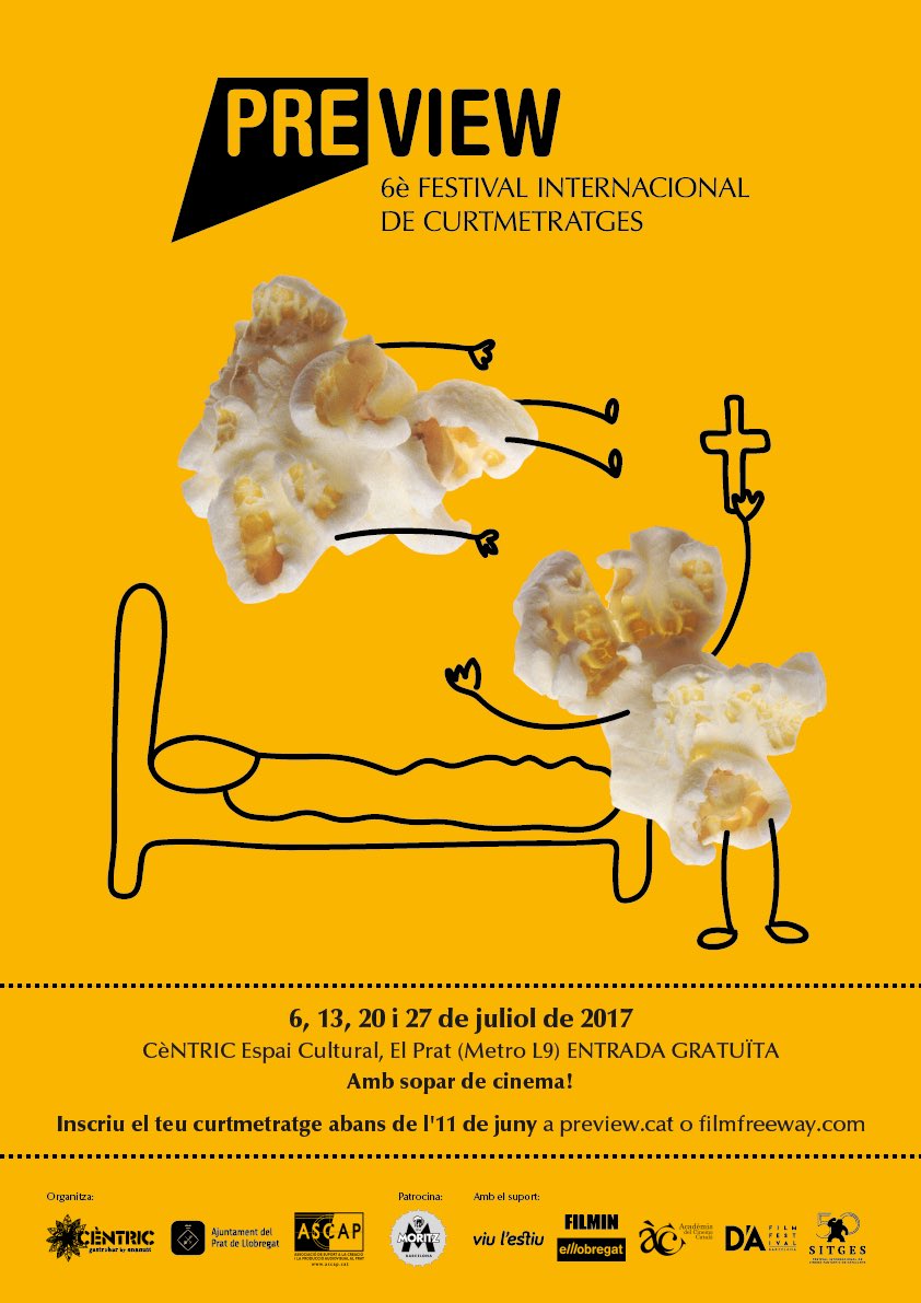 Centricgastro's tweet photo. Avui, 3' sessió #PreviewFest 🎬@AscapPrat @ElPratCultura @ElLlobregat @MoritzBarcelona 🎥Aquí els curtmetrages! ➡️ https://t.co/dwFQRmpPzc https://t.co/K6QYzL8wp3