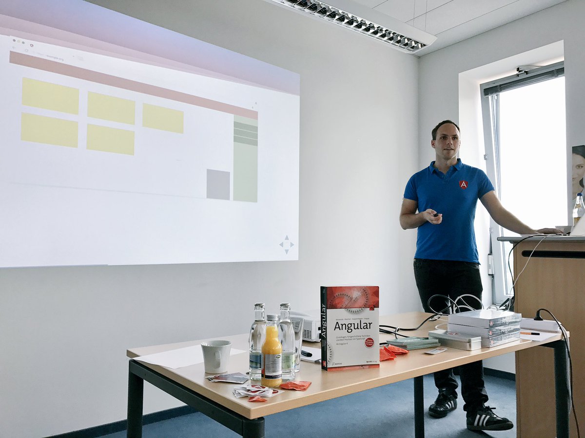 swkthde's tweet photo. Komponentenbasierte Entwicklung mit Angular und Twitter in Twitter :-) von @fmalcher01 @angular_schule bei @intershop #jenadevs https://t.co/iadMYivTeH